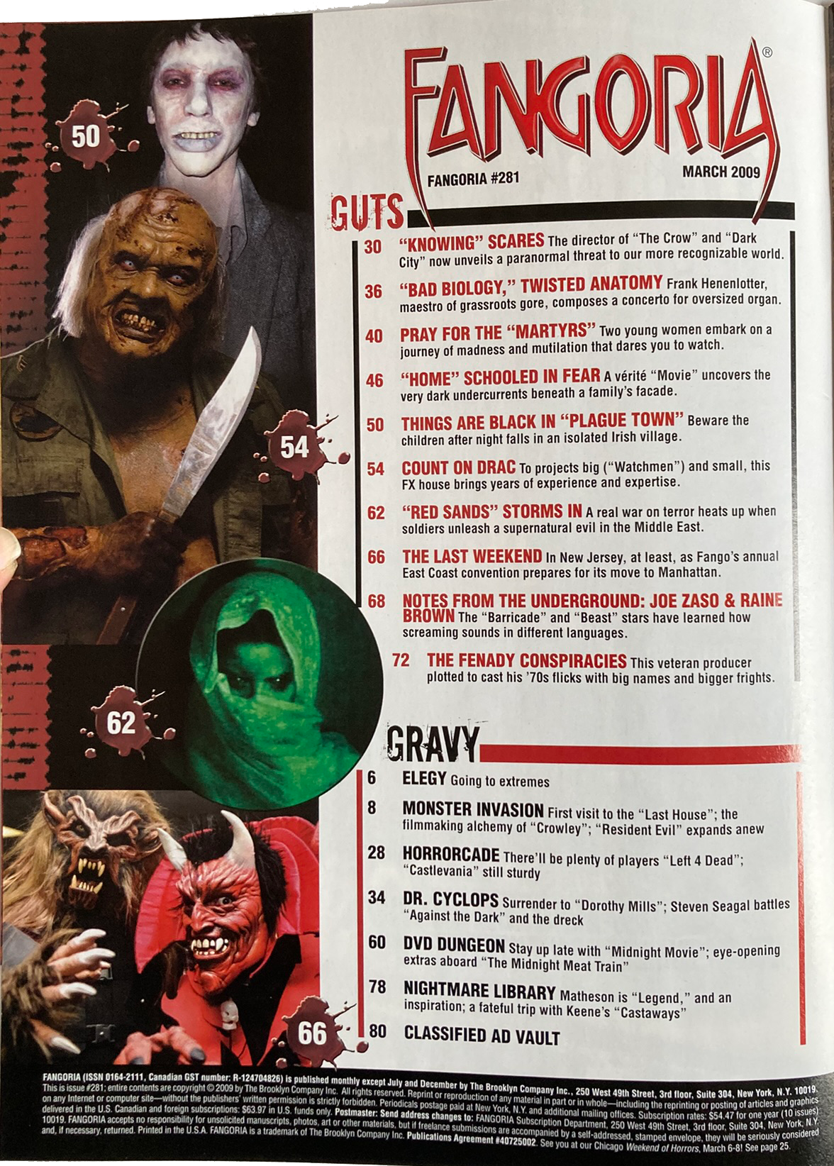 Fangoria Magazine #281