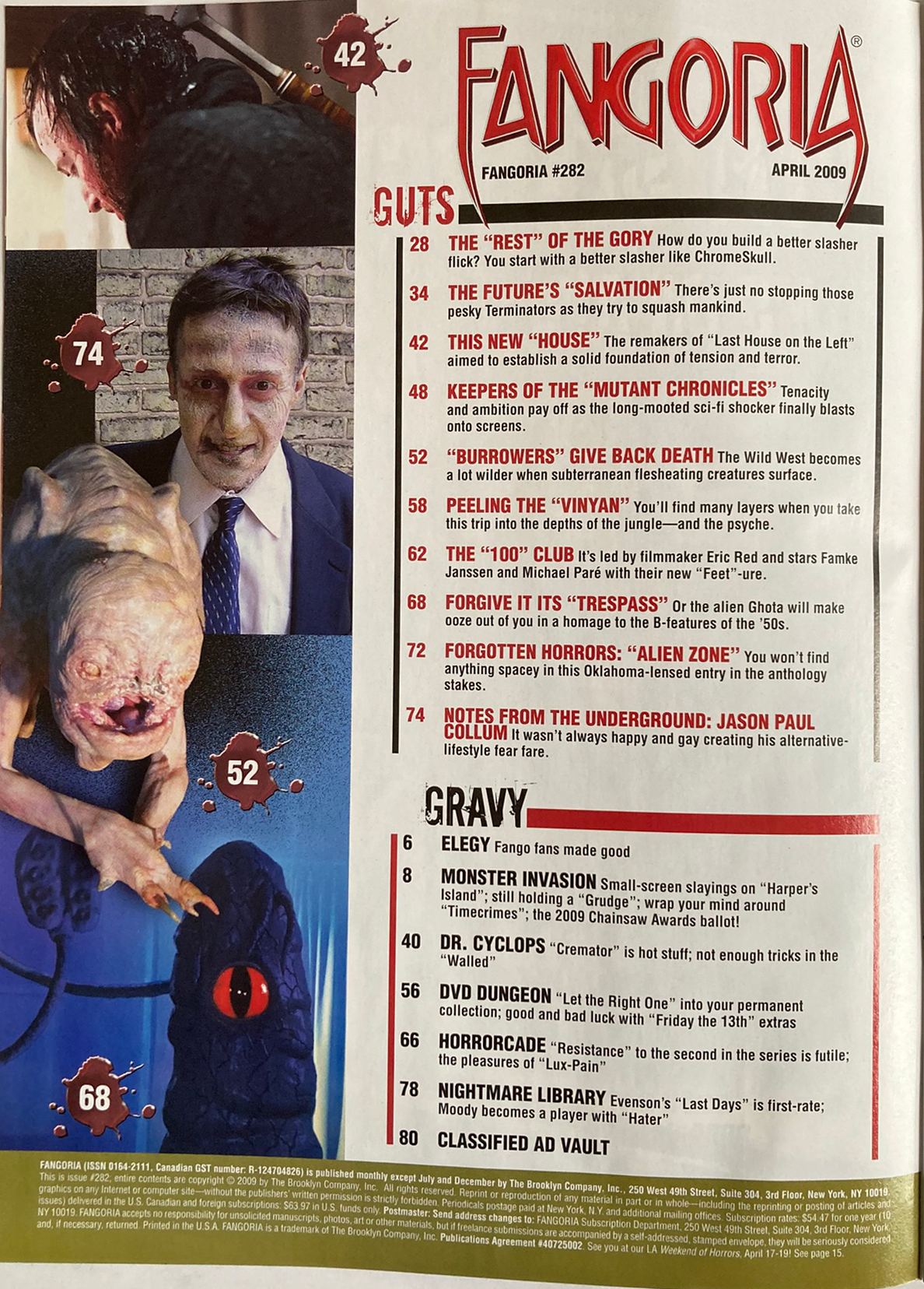 Fangoria Magazine #282