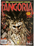 Fangoria magazine #284 cover with a 30th anniversary issue and special collector's edition label.