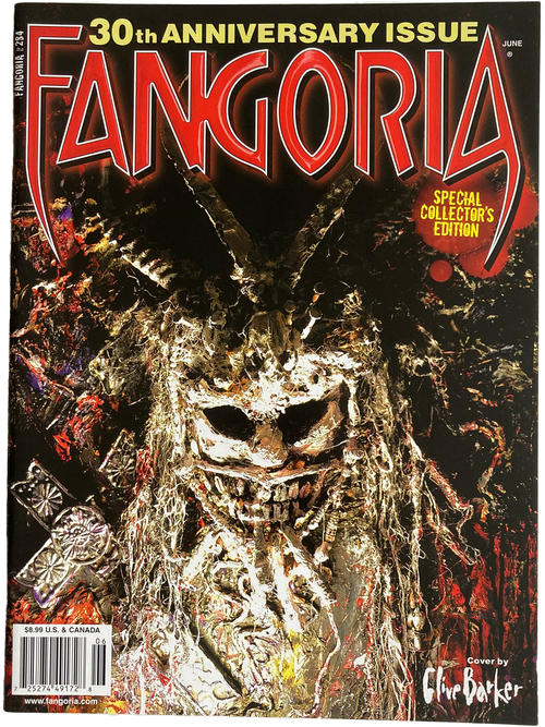 Fangoria magazine #284 cover with a 30th anniversary issue and special collector's edition label.