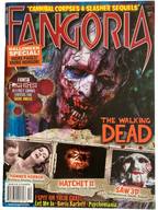 Magazine cover of Fangoria #297 featuring The Walking Dead and more.