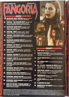 Fangoria magazine cover with horror-themed images and text
