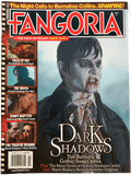 Magazine cover of Fangoria featuring a horror-themed cover with text and images.