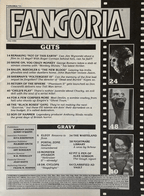 Fangoria Magazine #75 cover featuring vintage horror film stills and a classic grindhouse style layout from July 1988.