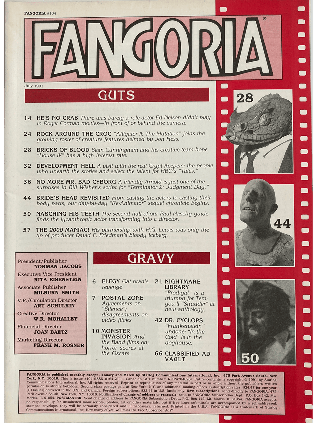 Fangoria Magazine #104