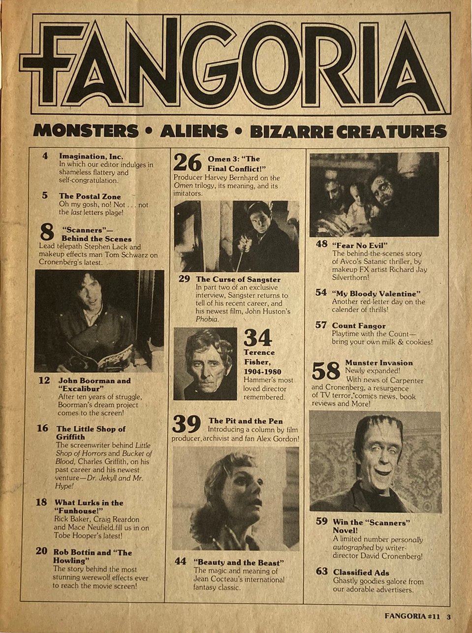 Fangoria Magazine #11