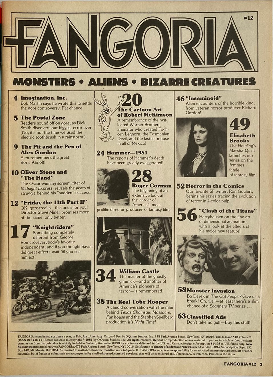 Fangoria Magazine #12