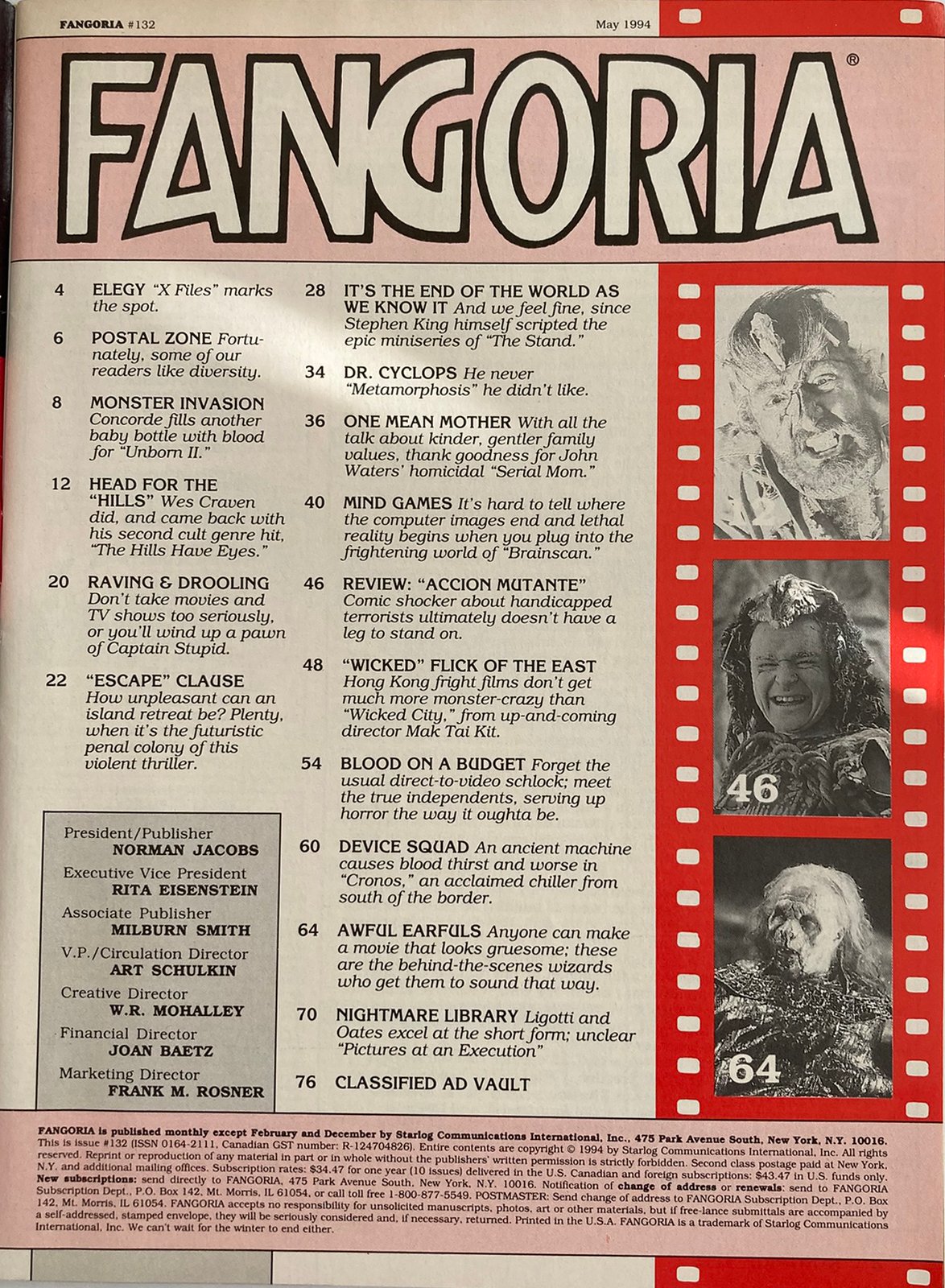 Fangoria Magazine #132