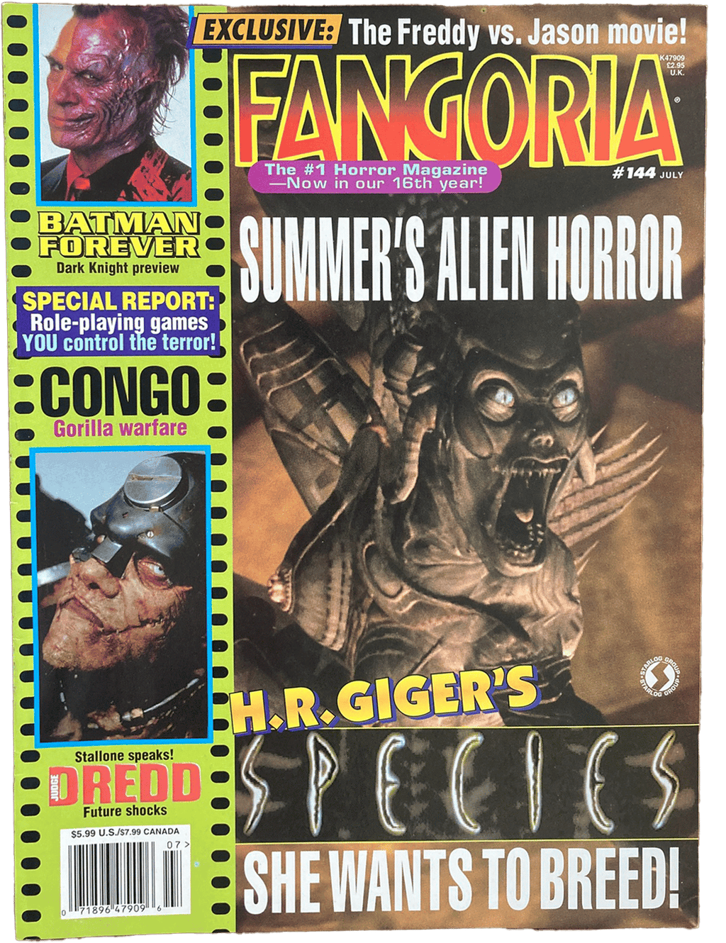 Fangoria Magazine #144