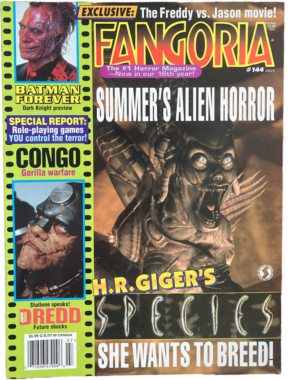 Fangoria Magazine #144