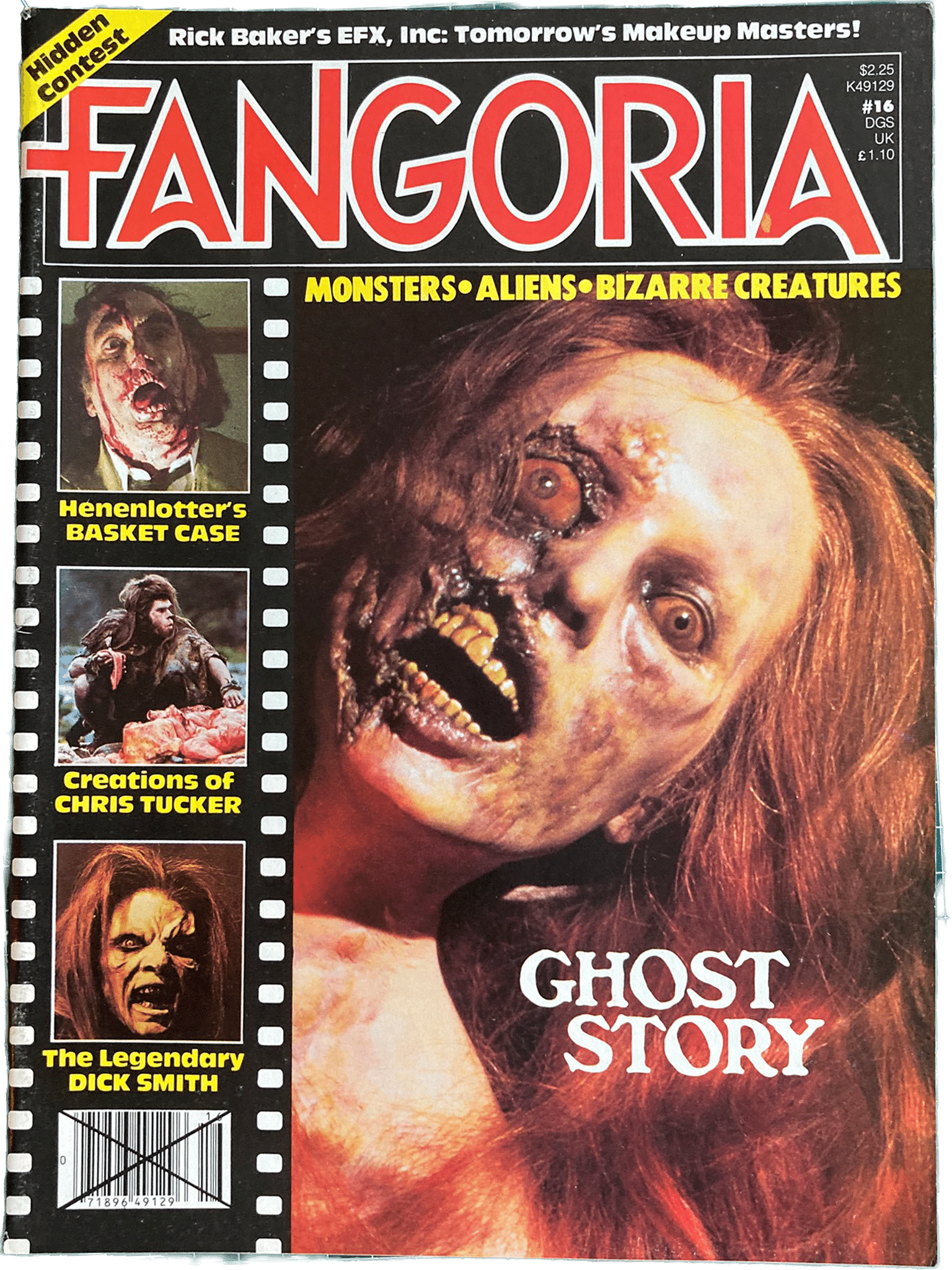 Fangoria Magazine #16 featuring Ghost Story, Basket Case, Dick Smith and more!