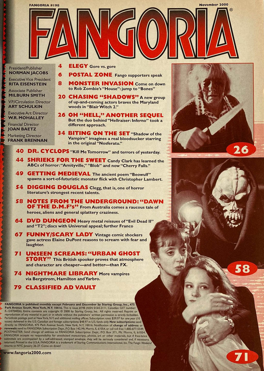 Fangoria Magazine #198