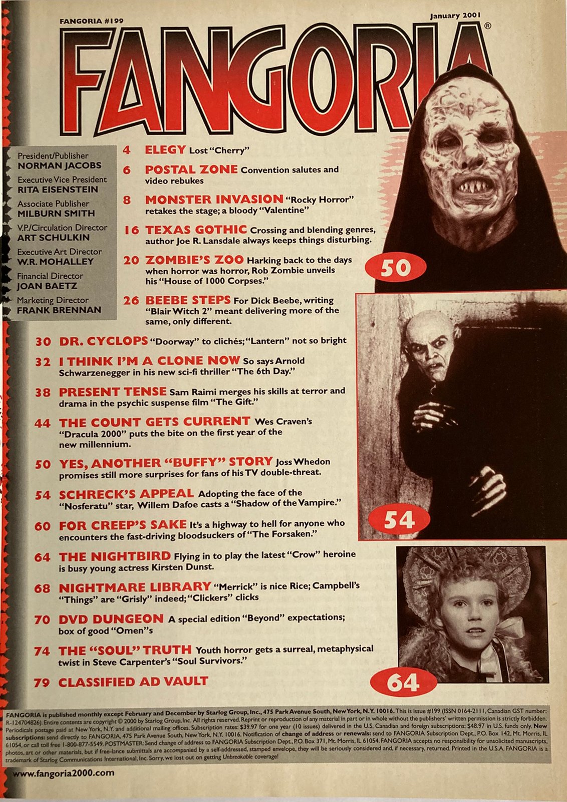 Fangoria Magazine #199