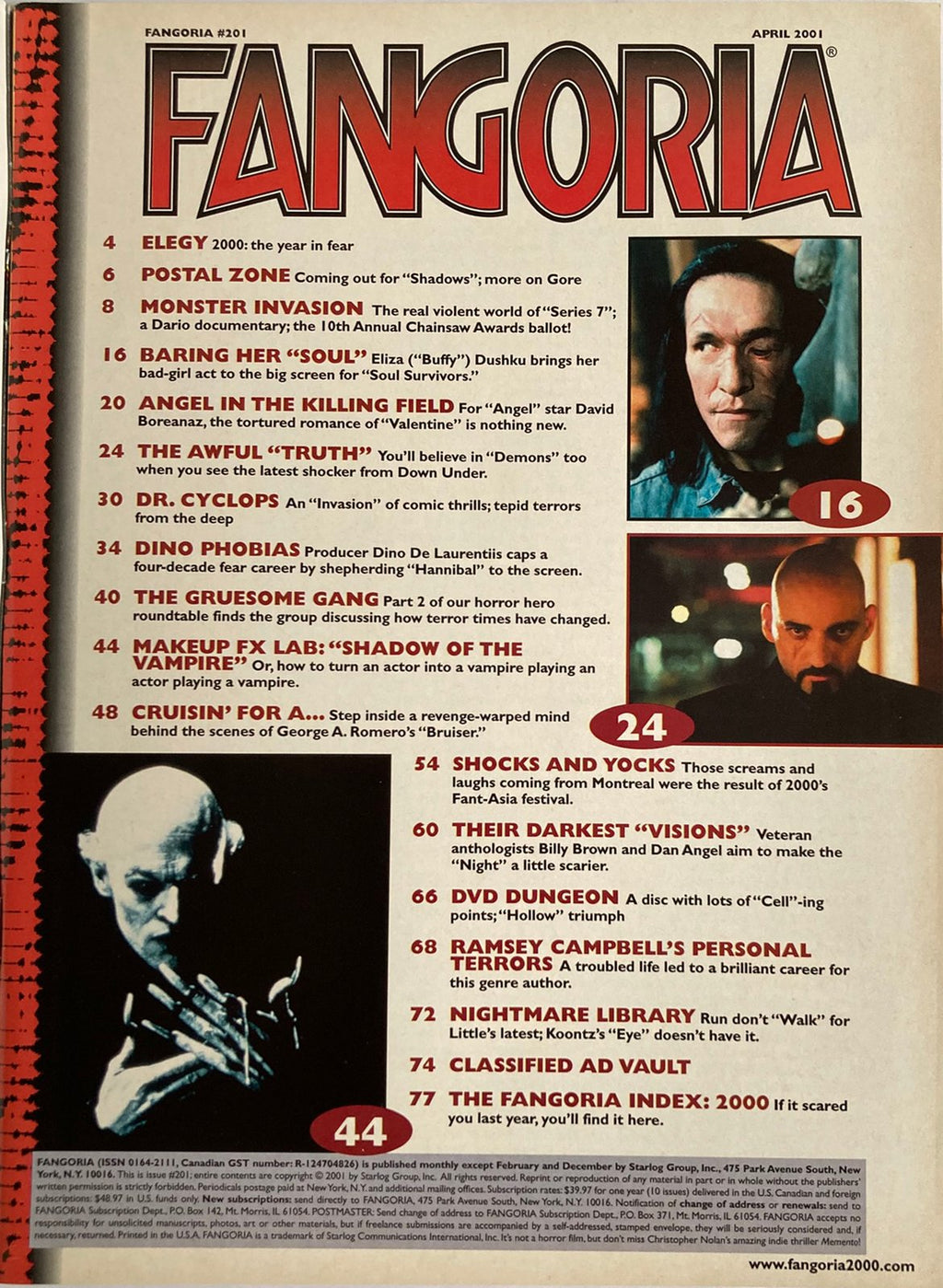 Fangoria Magazine #201