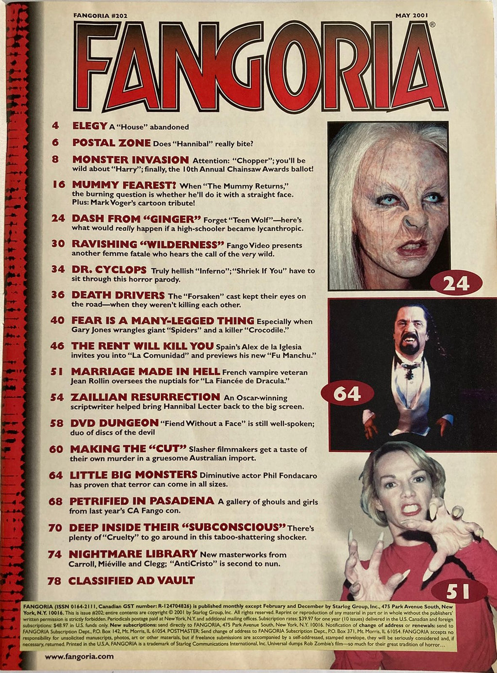 Fangoria Magazine #202