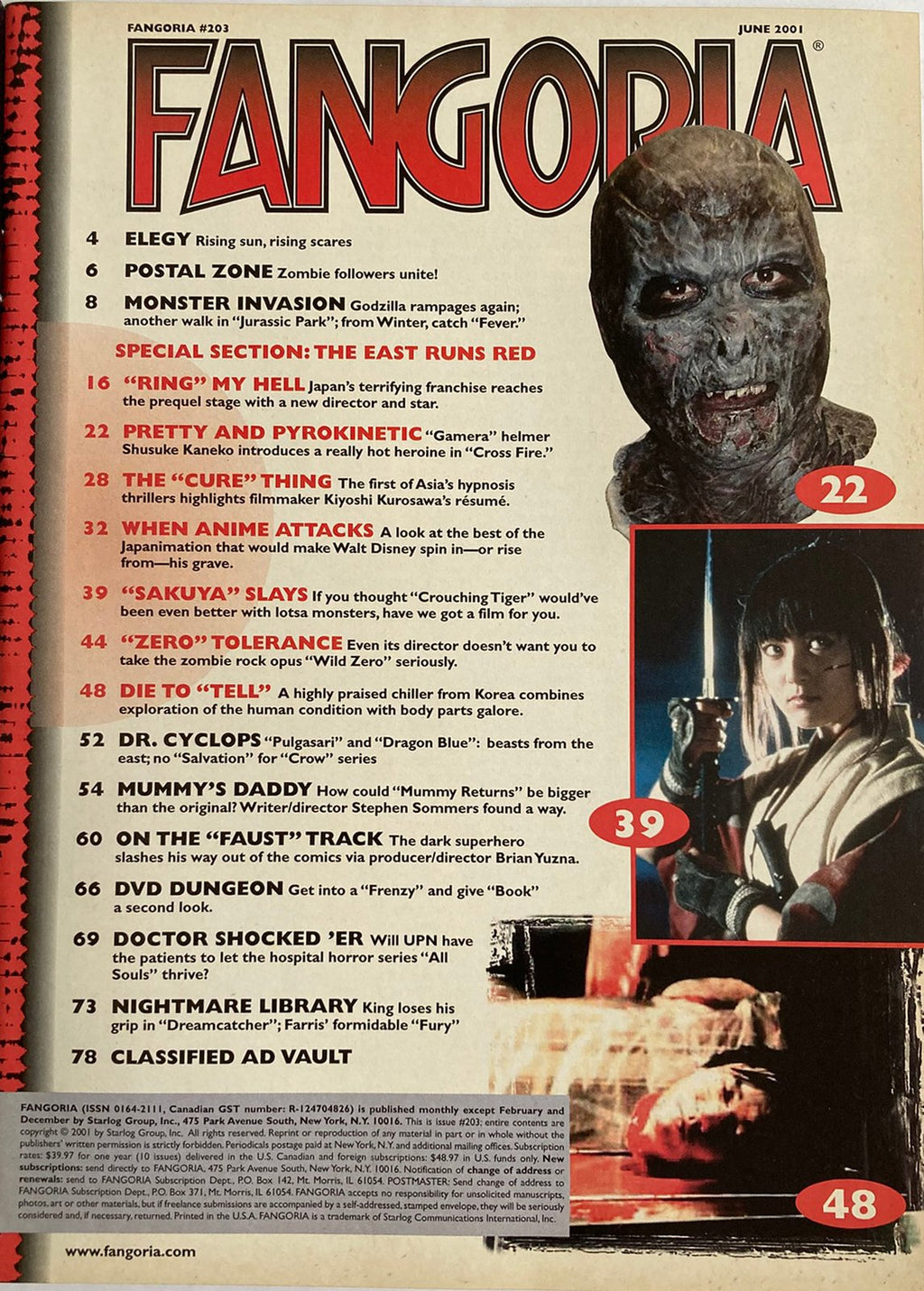 Fangoria Magazine #203