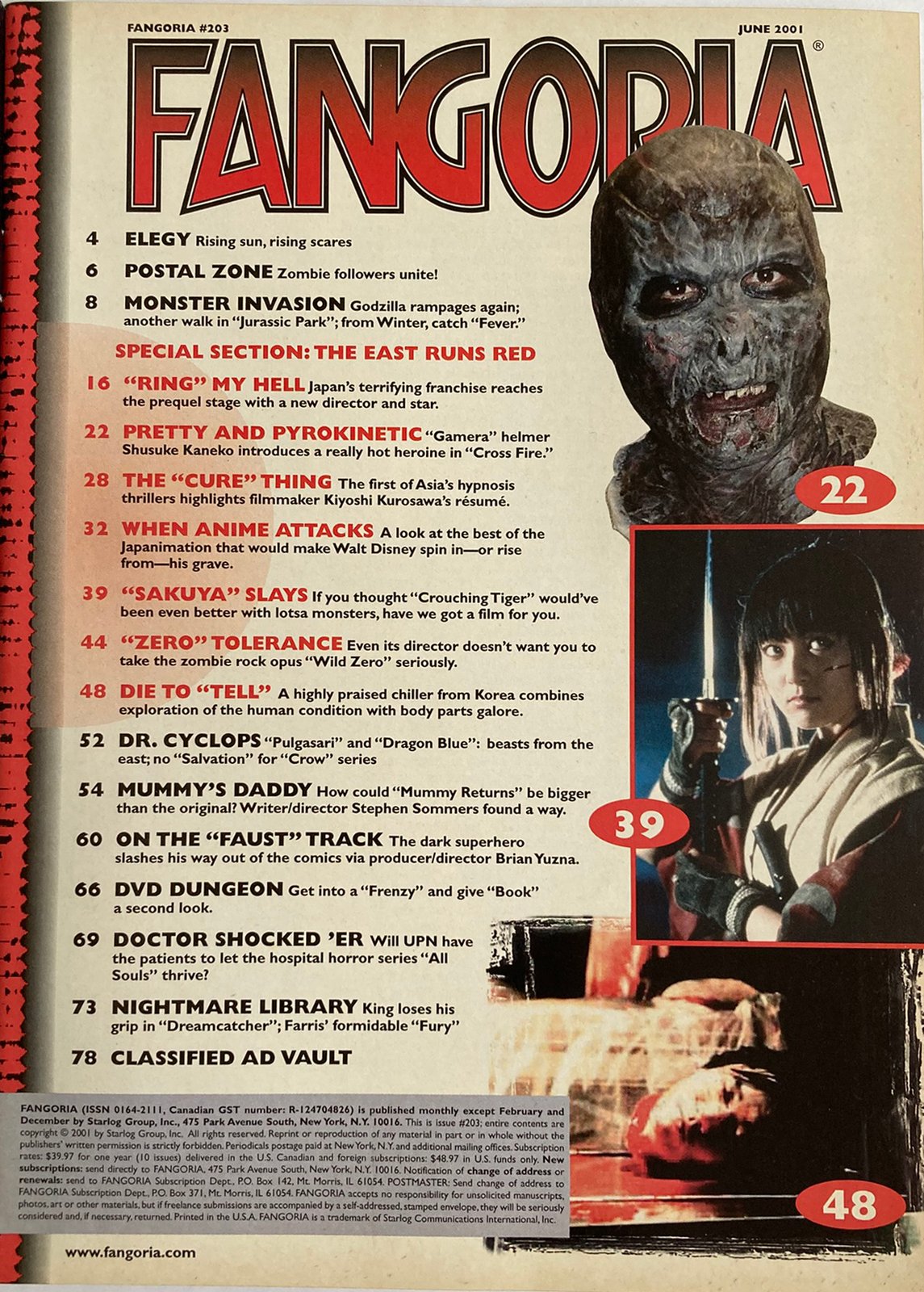 Fangoria Magazine #203