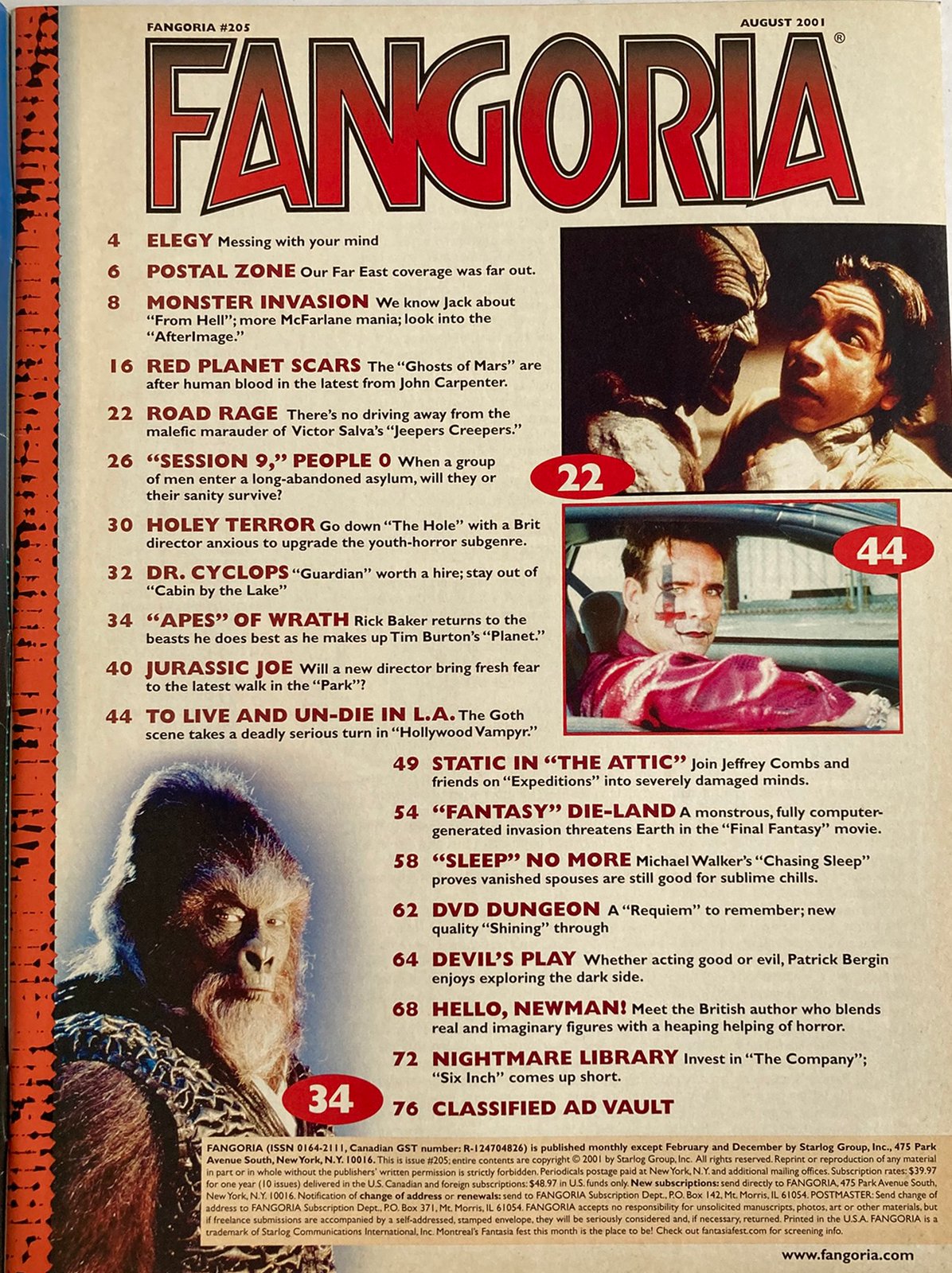 Fangoria Magazine #205