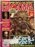 Magazine cover of Fangoria #206 featuring Jeepers Creepers