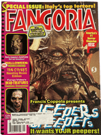 Magazine cover of Fangoria #206 featuring Jeepers Creepers