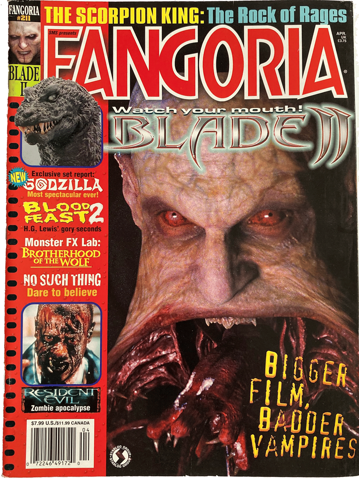 Fangoria Magazine #211