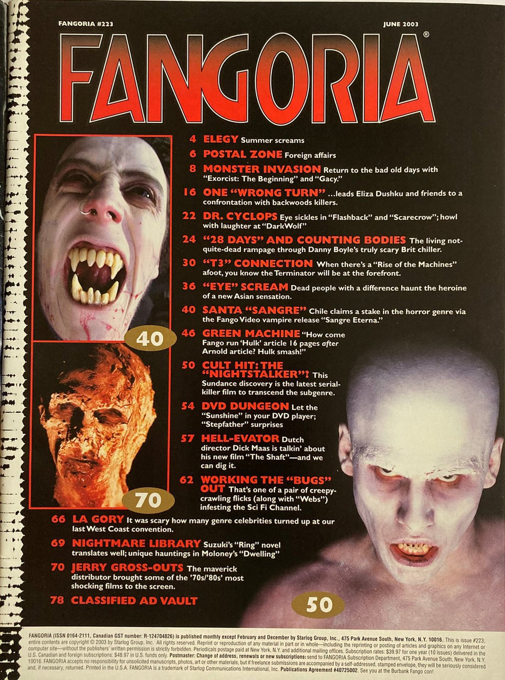 Fangoria Magazine #223