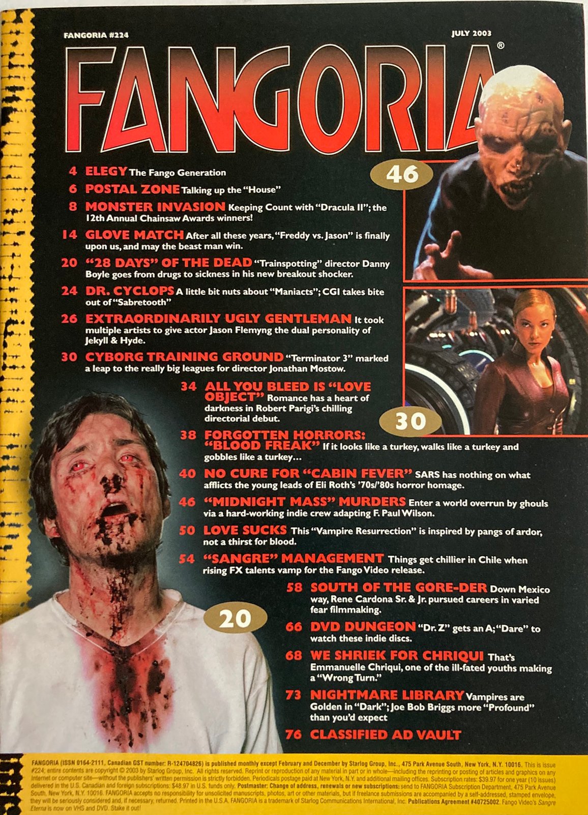 Fangoria Magazine #224