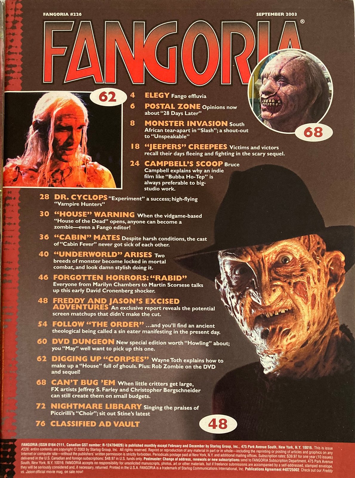 Fangoria Magazine #226