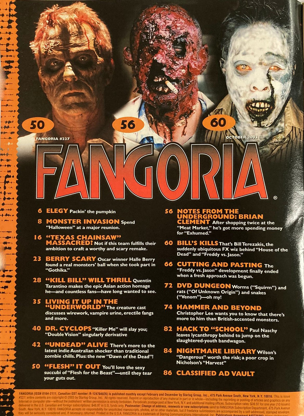 Fangoria Magazine #227
