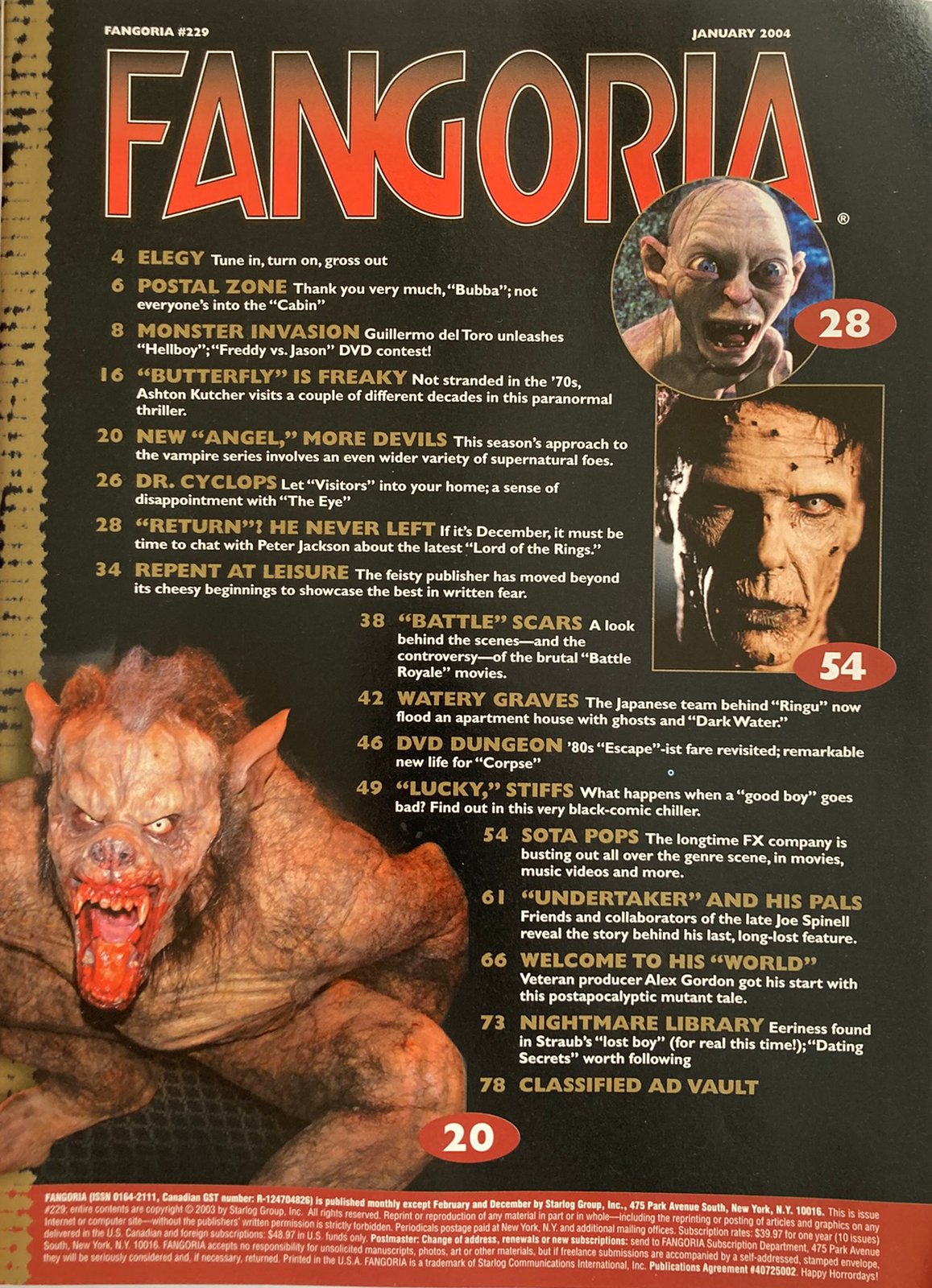 Fangoria Magazine #229