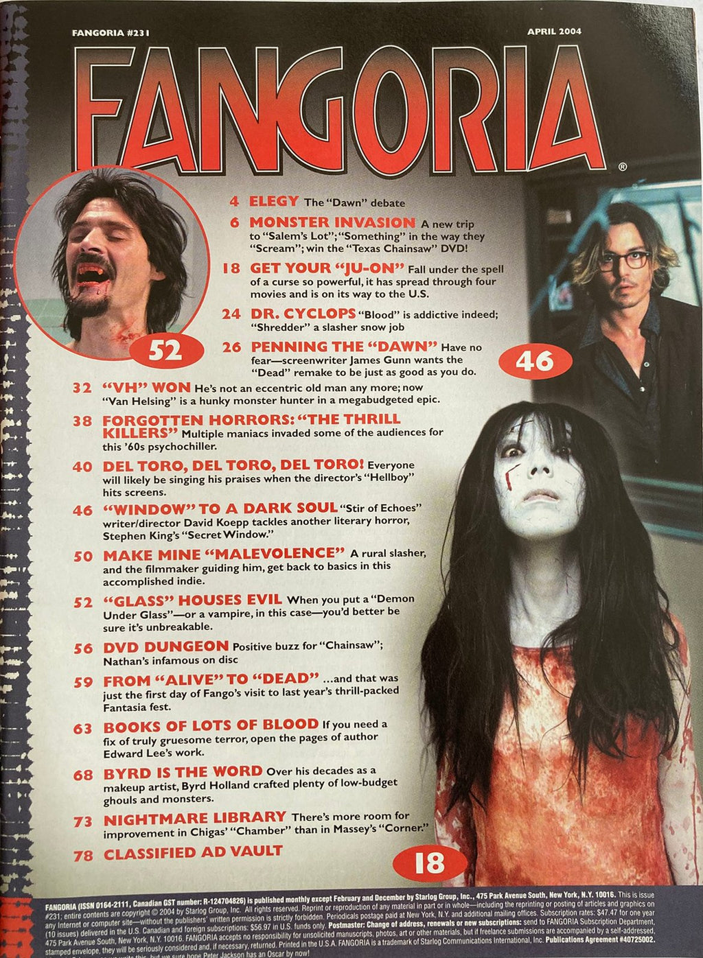 Fangoria Magazine #231