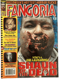 Magazine cover of Fangoria #237 featuring 'Shaun of the Dead' with a zombie-themed layout.