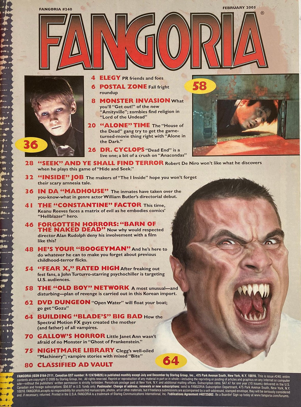 Fangoria Magazine #240