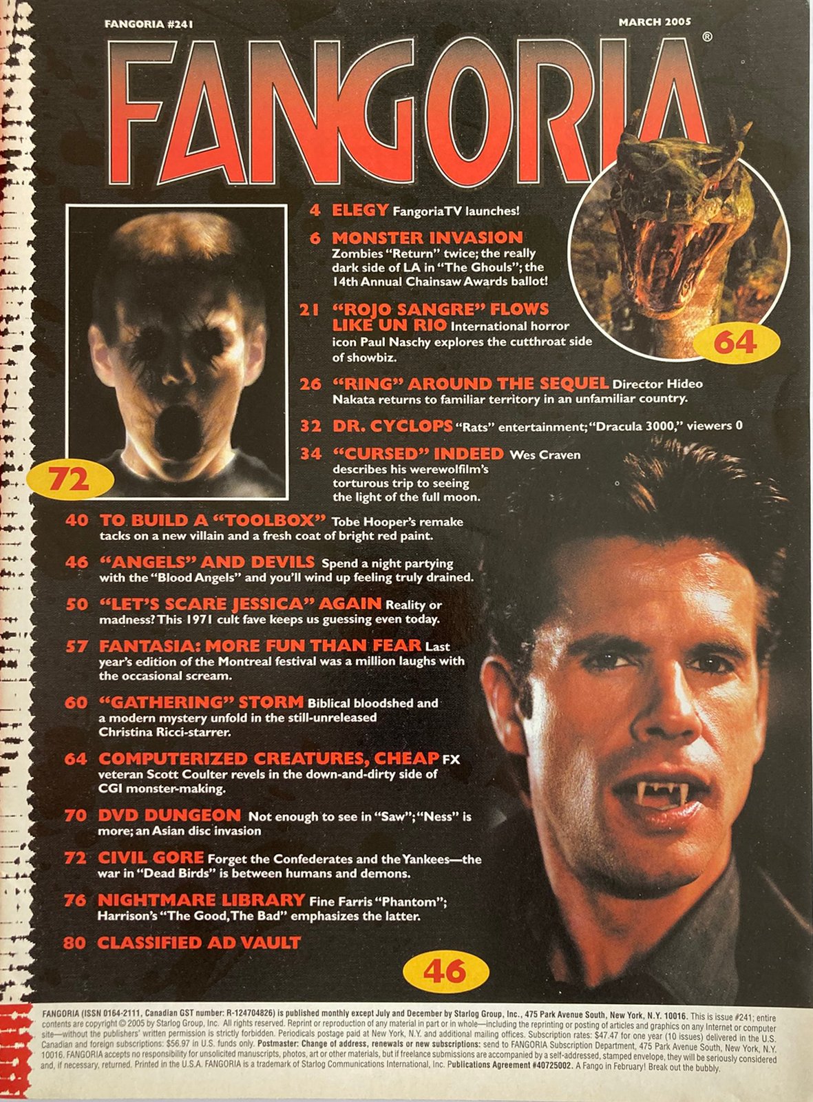 Fangoria Magazine #241