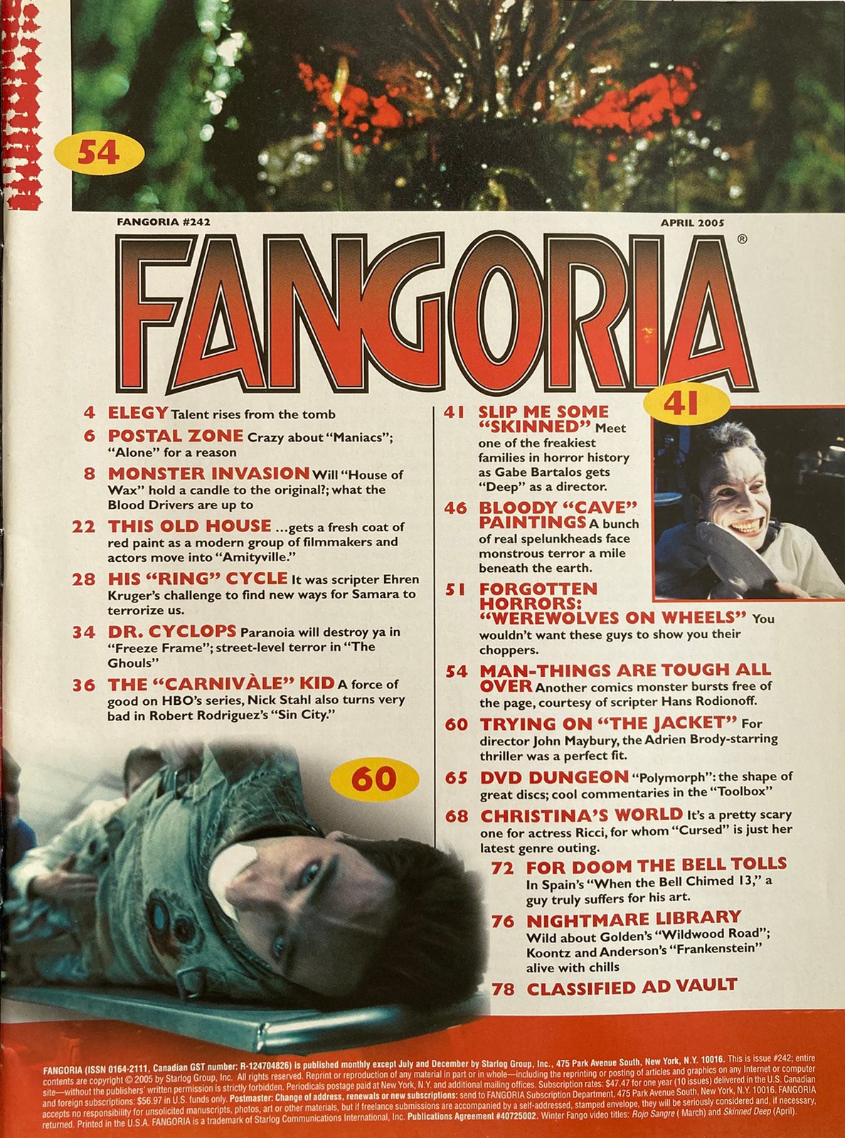 Fangoria Magazine #242