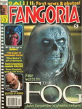 Magazine cover of Fangoria #247 featuring 'The Fog' with a ghostly figure.