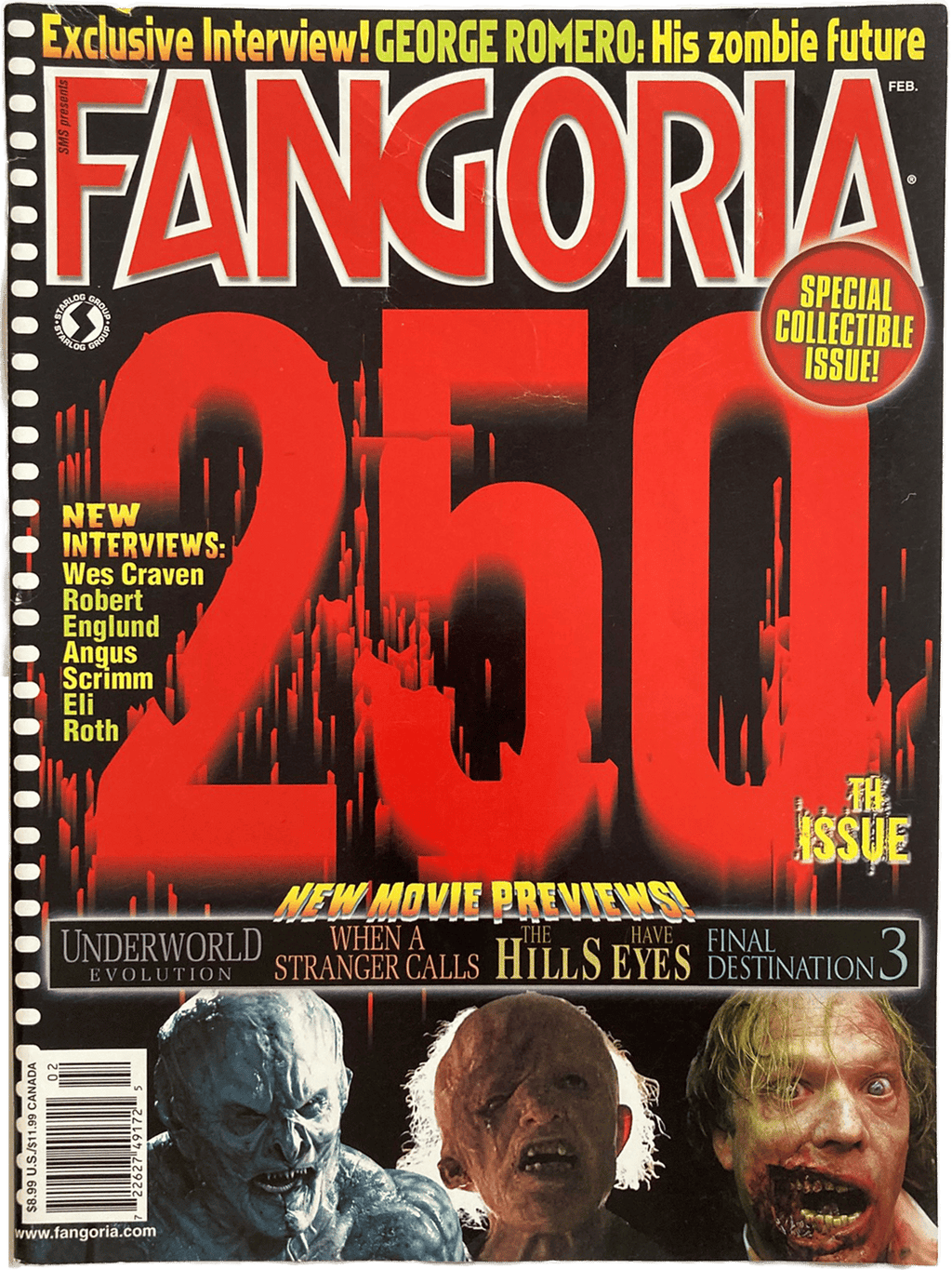 Fangoria Magazine #250