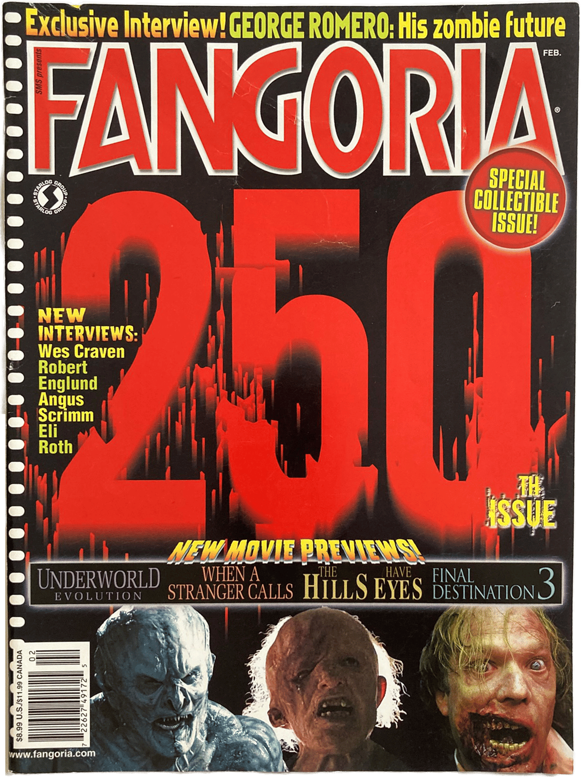Fangoria Magazine #250