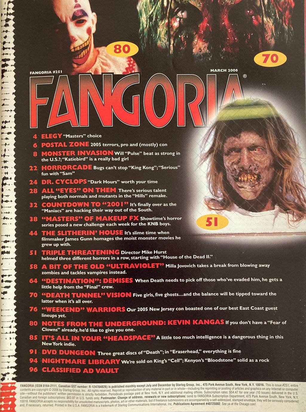 Fangoria Magazine #251