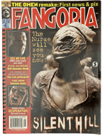 Fangoria magazine cover featuring a creature from Silent Hill