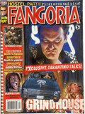 Magazine cover of Fangoria #262 featuring Grindhouse and text about Tarantino talks.