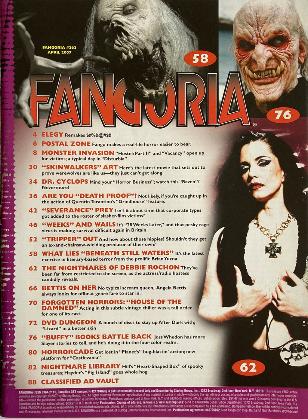 Fangoria Magazine #262