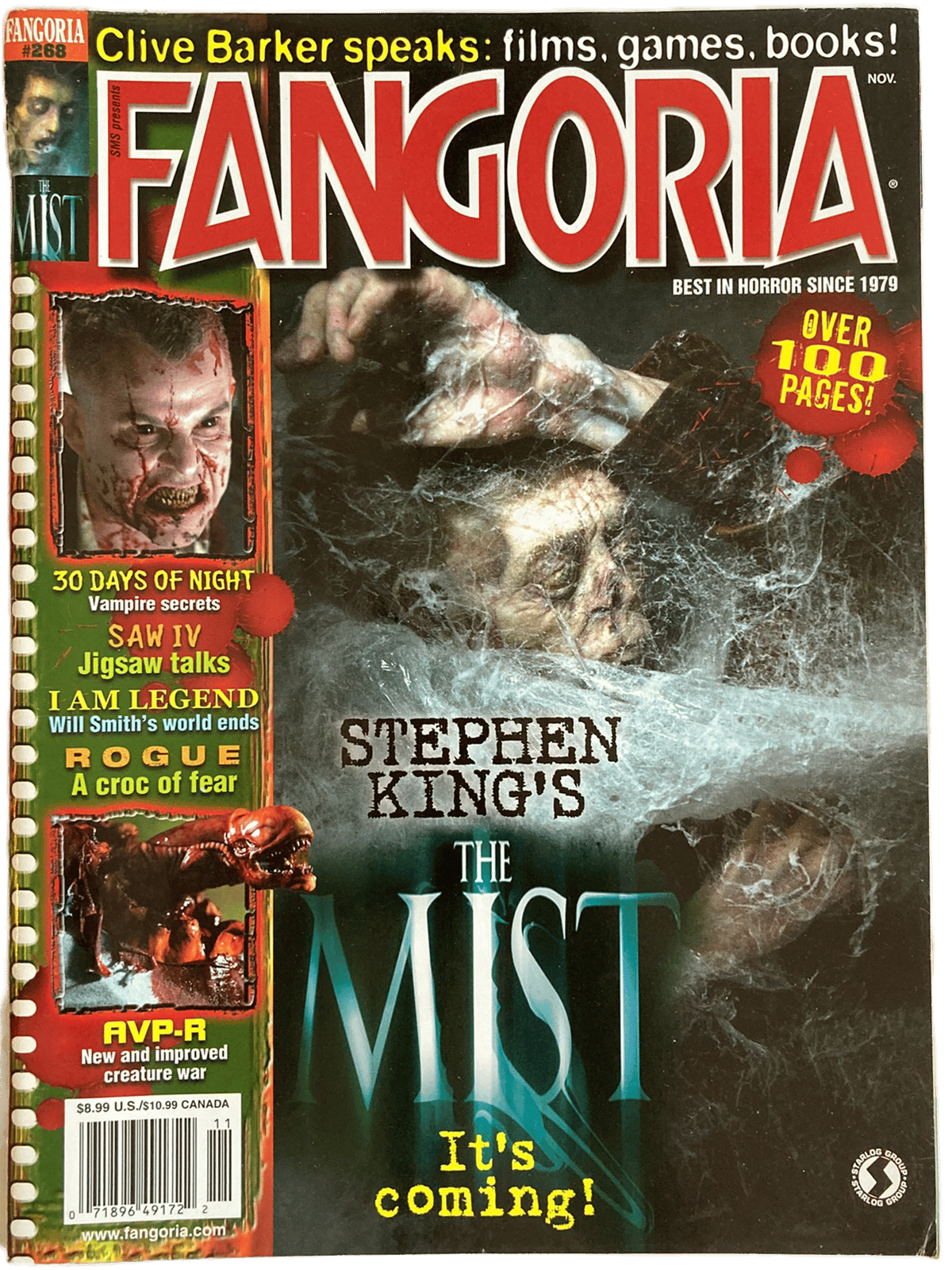 Fangoria Magazine #268 torn spine