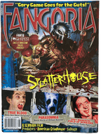 Magazine cover of Fangoria featuring the movie Splatterhouse.