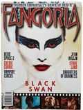 Magazine cover of Fangoria featuring a the movie Black Swan
