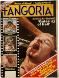 Fangoria magazine cover with horror-themed images and text