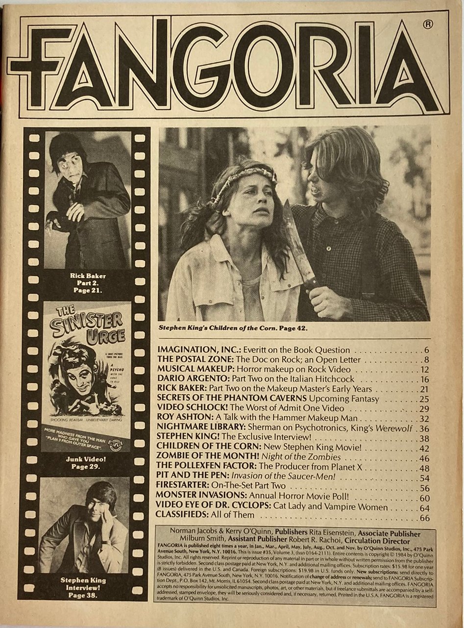 Fangoria Magazine #35
