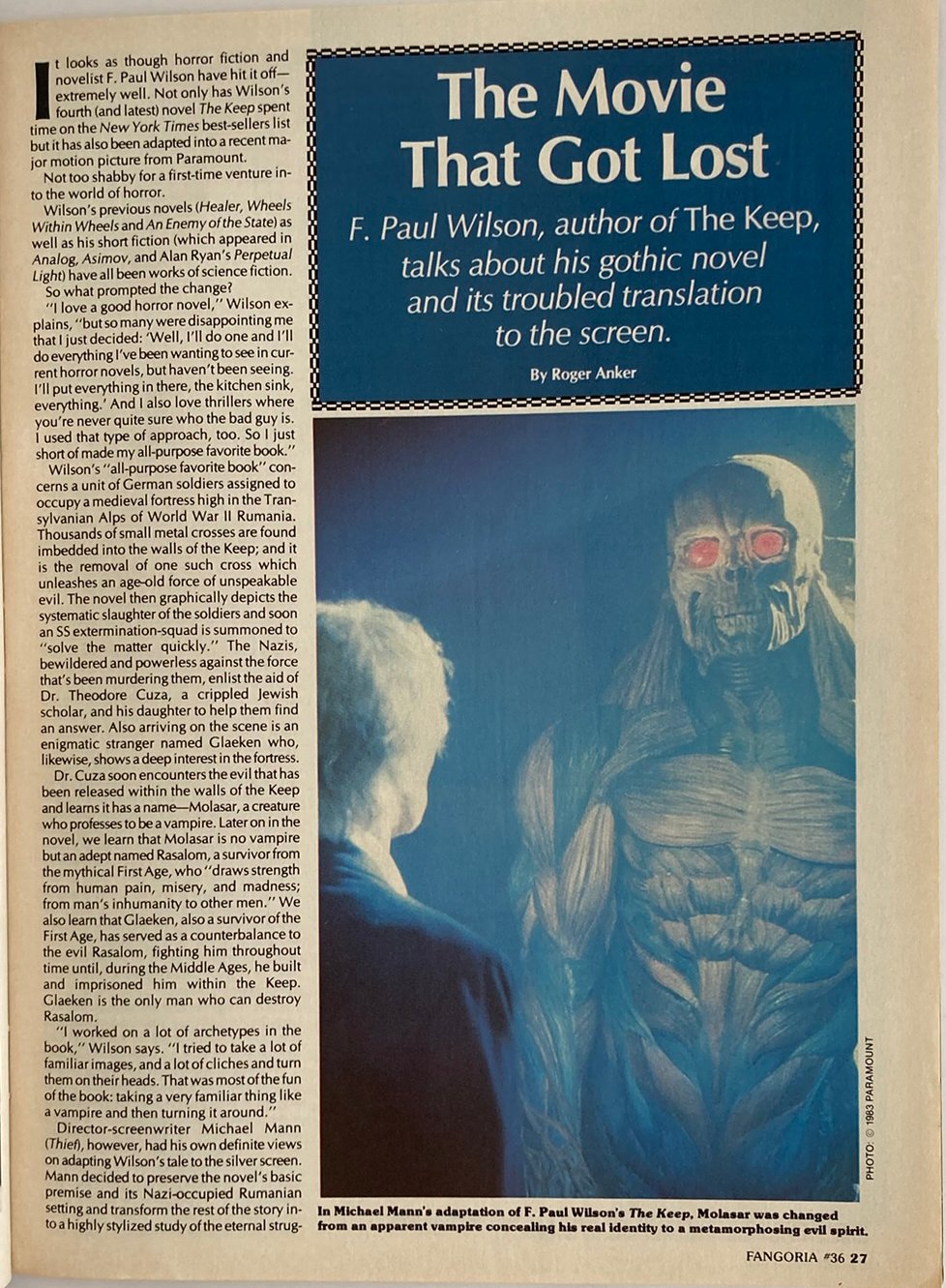 Fangoria Magazine #36