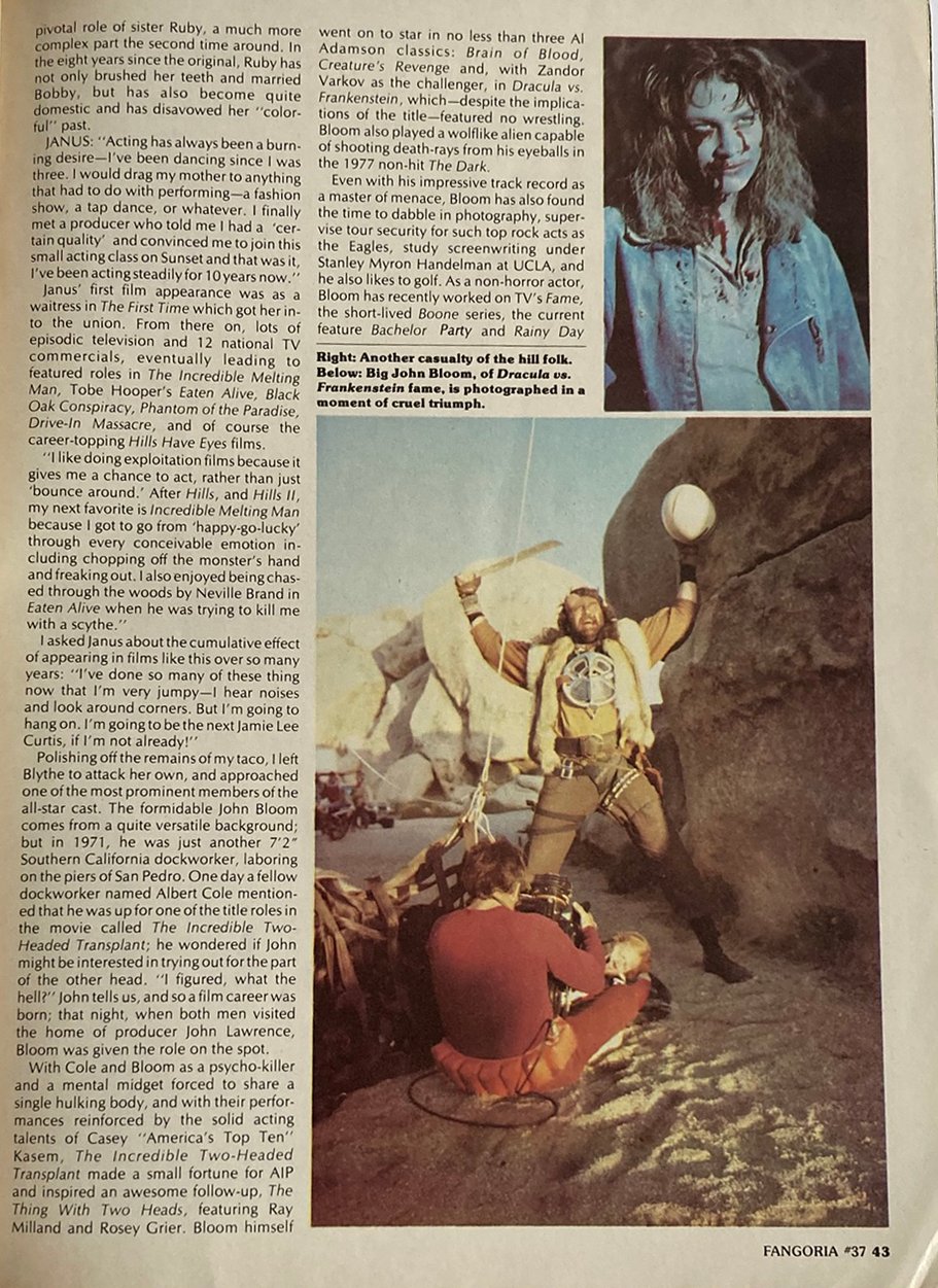 Fangoria Magazine #37