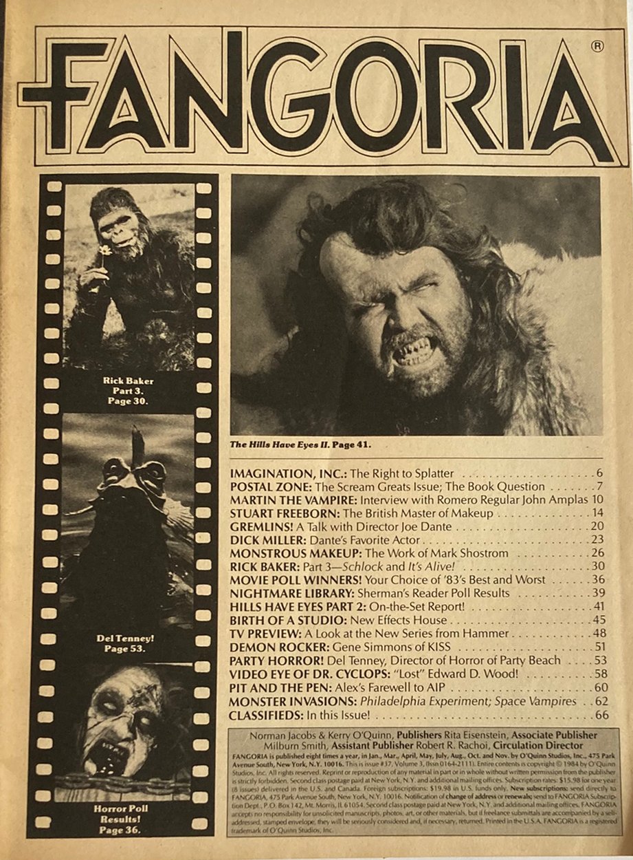 Fangoria Magazine #37